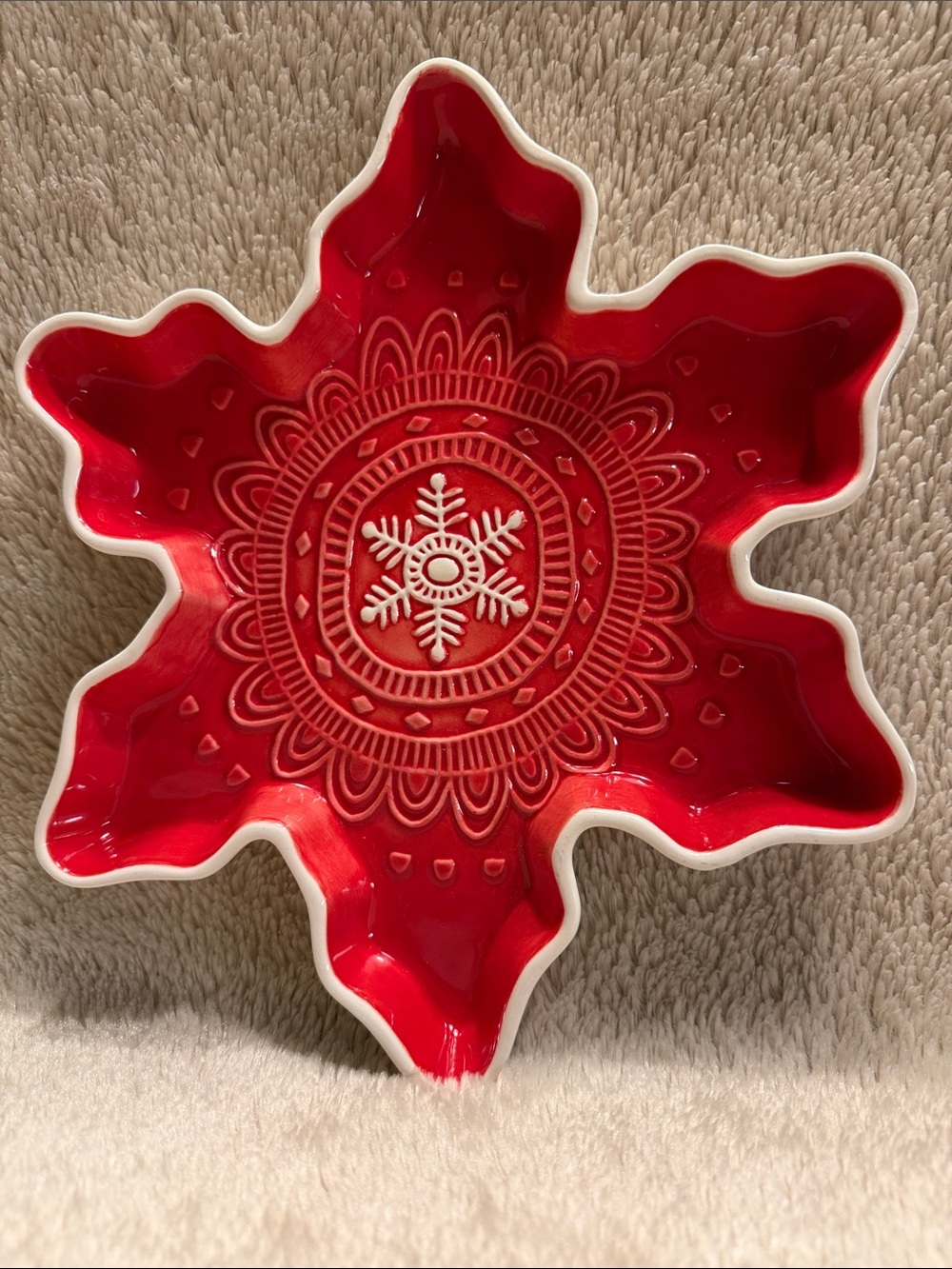 HALLMARK Snowflake Dish